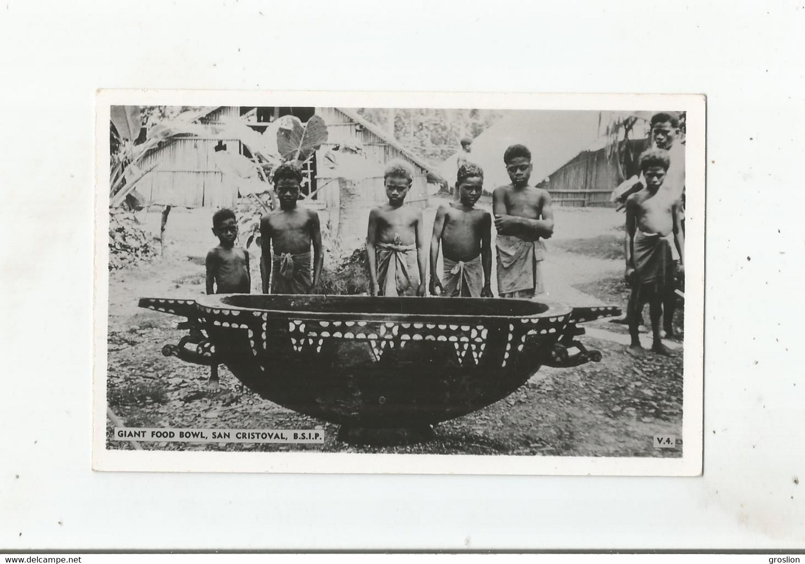 SAN CRISTOBAL GIANT FOOD BOWL (SOLOMON ISLANDS . ILES SALOMON) - Isole Salomon