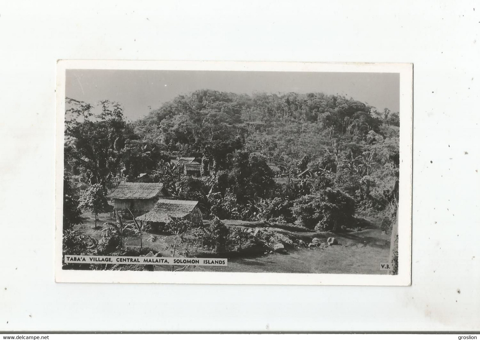 SOLOMON ISLANDS 3 TABA'A VILLAGE CENTRAL MALAITA (TABA VILLAGE  ILE DE MALAITA  ILES SALOMON) - Salomoninseln