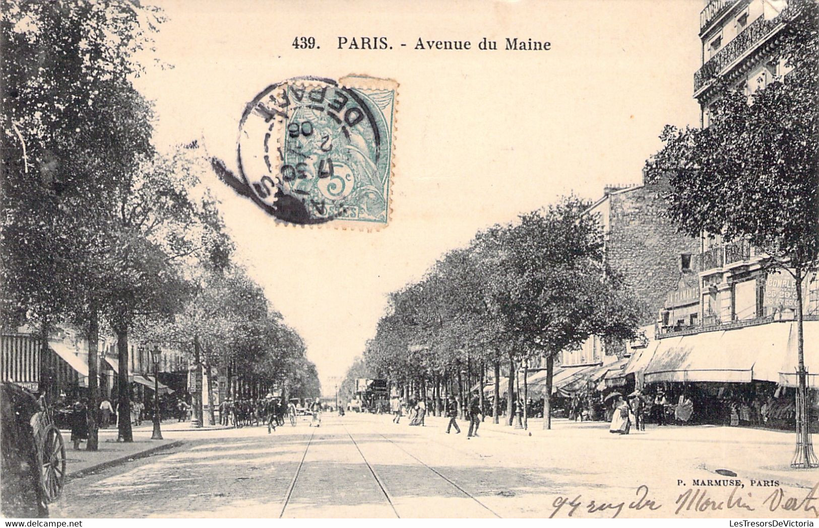CPA Paris - Lot De 6 Cartes Des Avenues De Paris - Loten, Series, Verzamelingen
