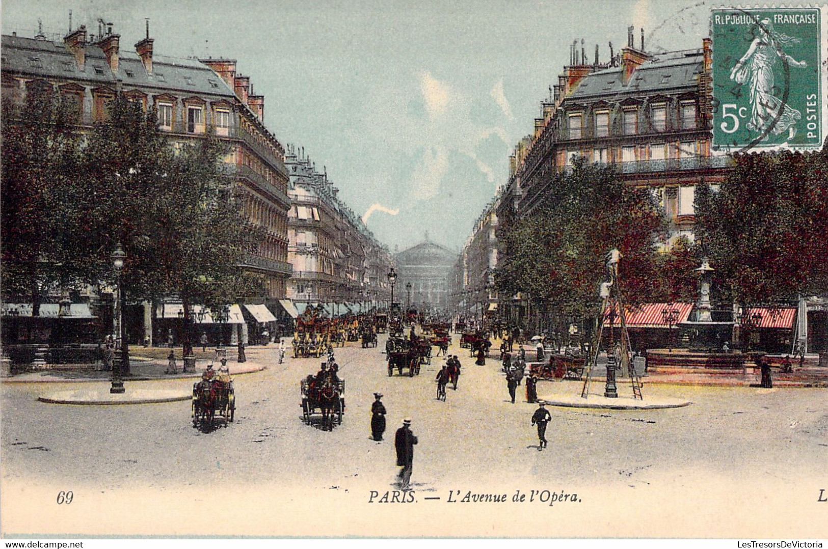 CPA Paris - Lot de 6 cartes des Avenues de Paris