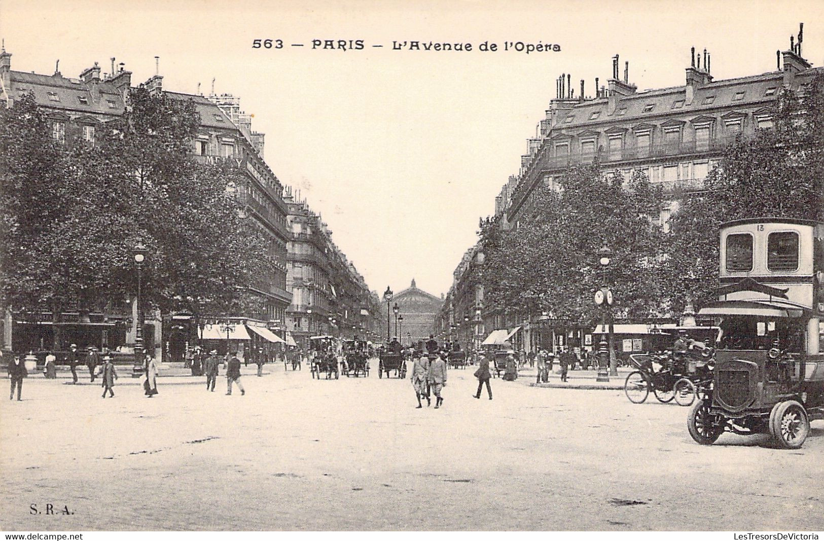 CPA Paris - Lot de 6 cartes des Avenues de Paris