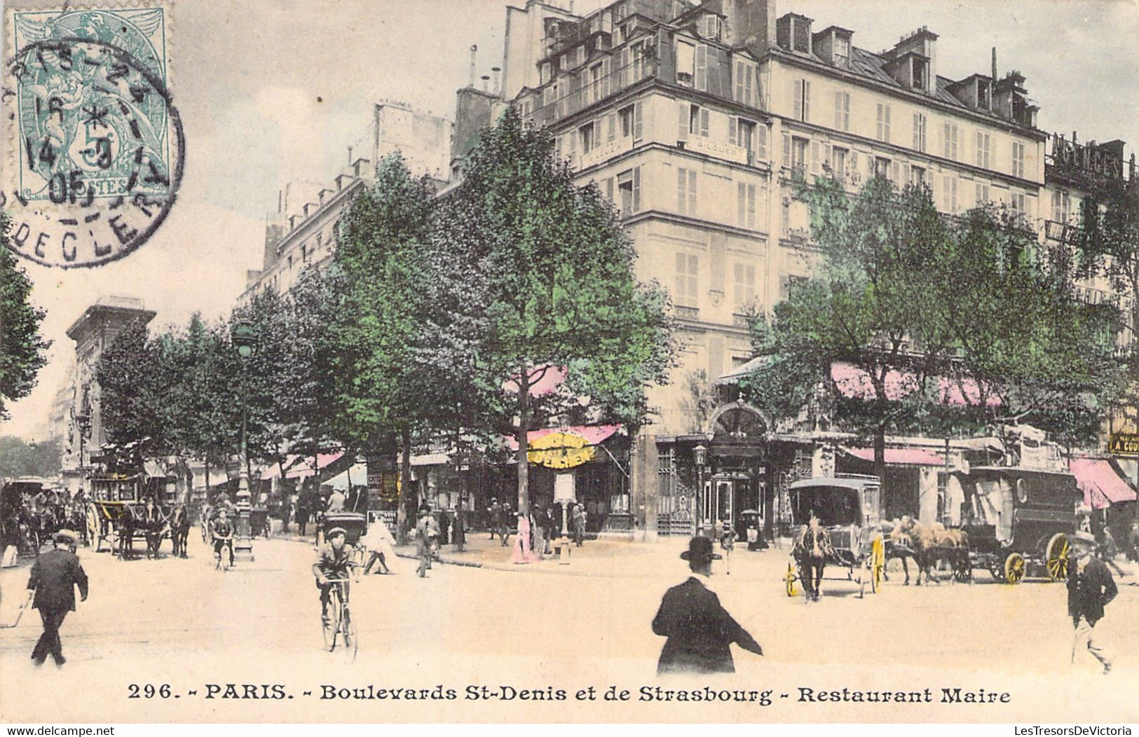 CPA Paris - Lot De 6 Cartes Des Boulevards De Paris - Lots, Séries, Collections