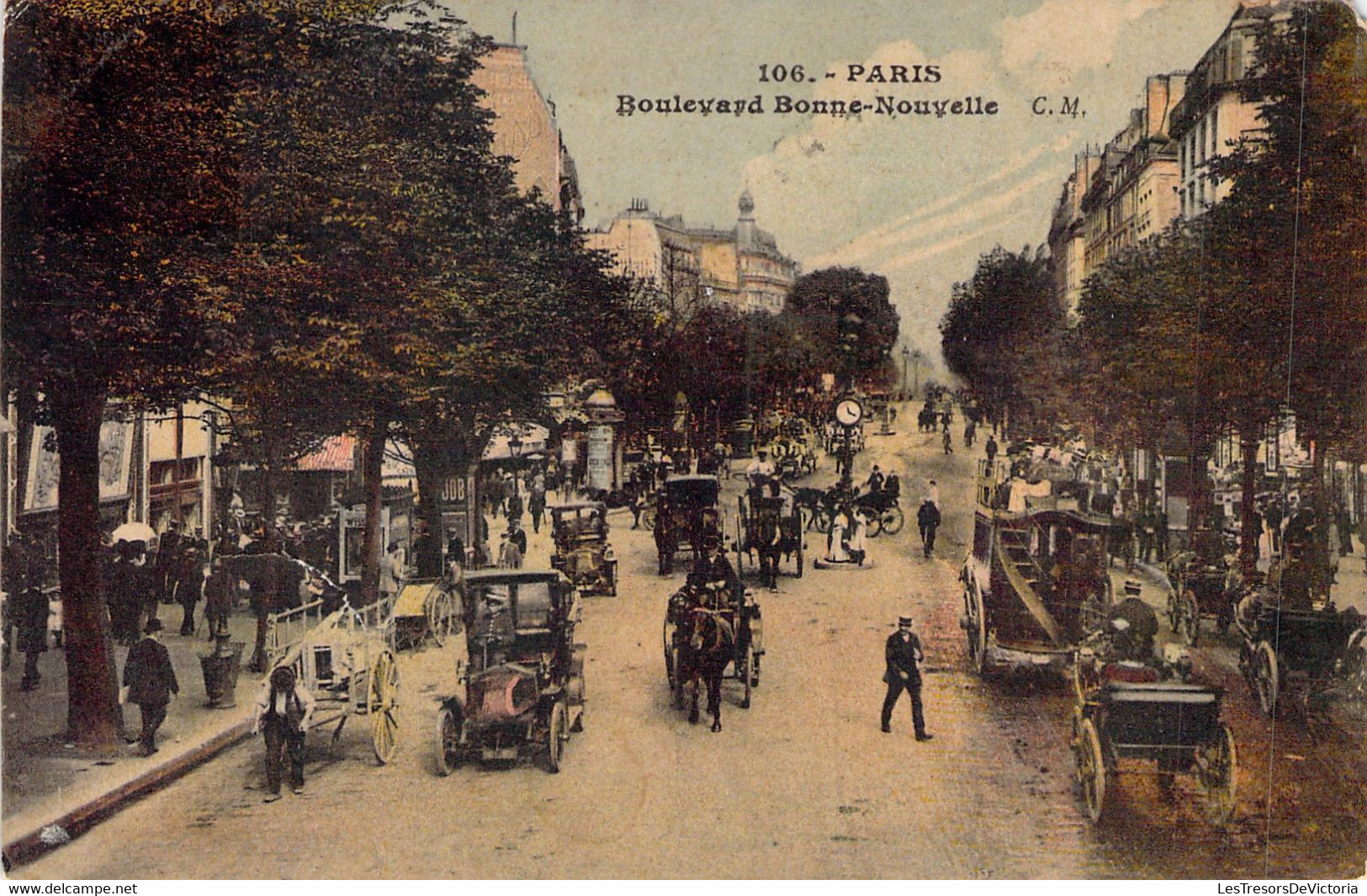 CPA Paris - Lot De 6 Cartes Des Boulevards De Paris - Sets And Collections