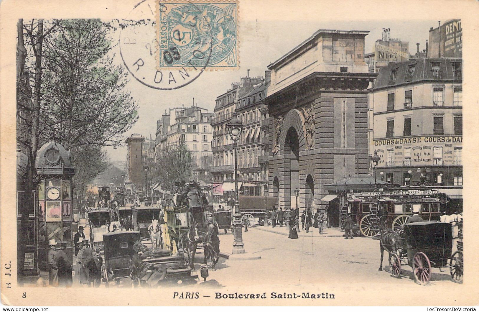 CPA Paris - Lot De 6 Cartes Des Boulevards De Paris - Lotti, Serie, Collezioni