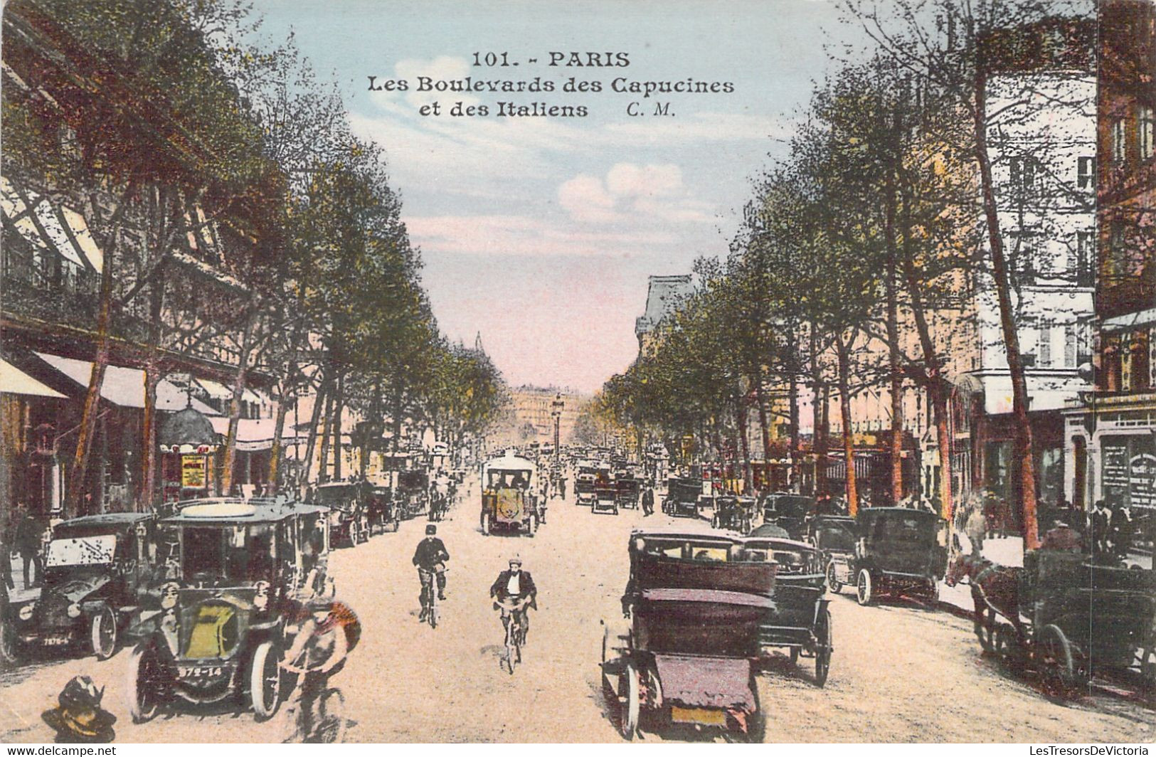 CPA Paris - Lot de 6 cartes des Boulevards de Paris