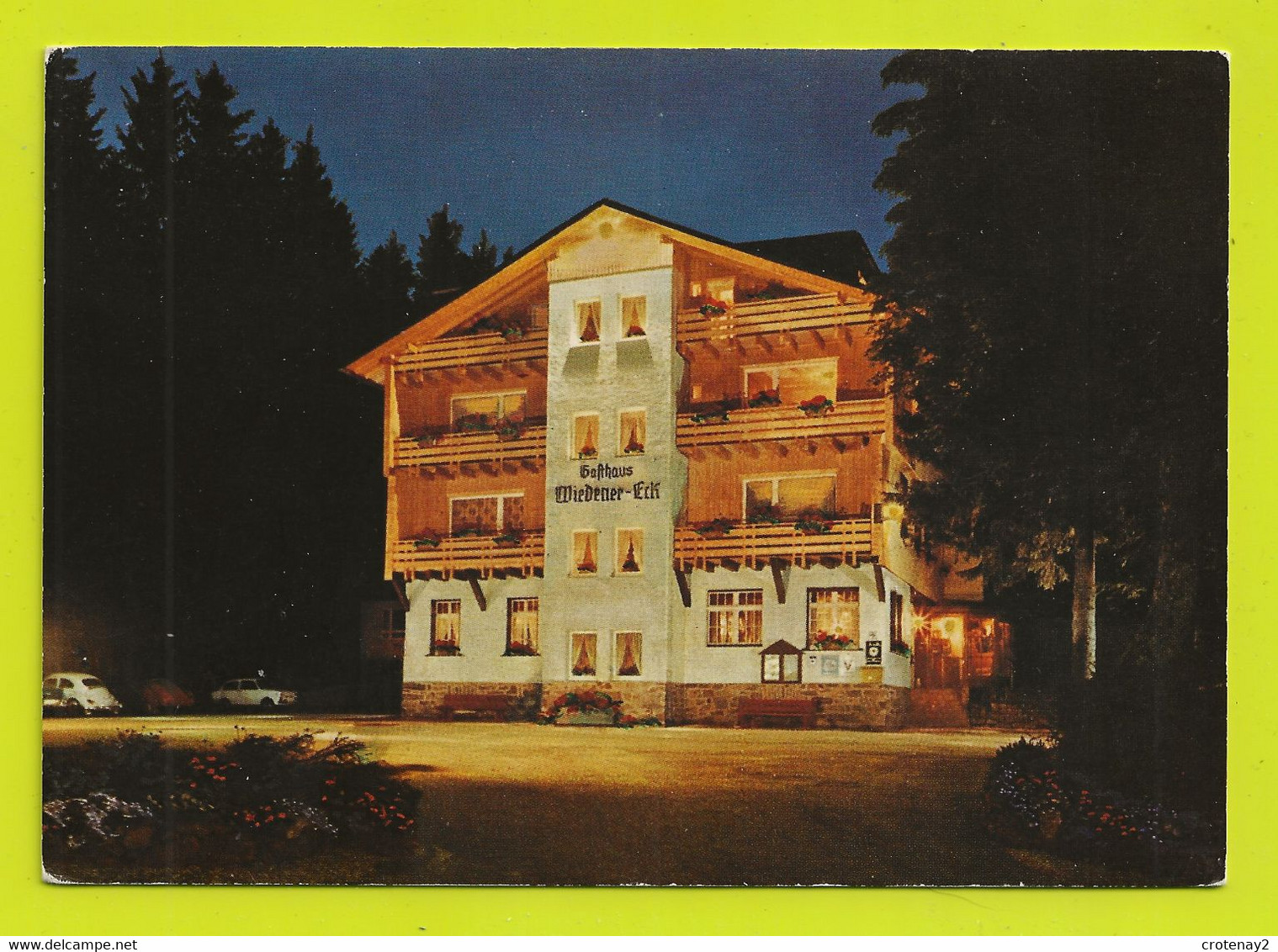Bade Wurtemberg Berghotel Wiedener Eck N°7869 Im Belchengebiet Bes Familie Wissier Tel Schönau 320 En 1968 VW Kafer - Loerrach