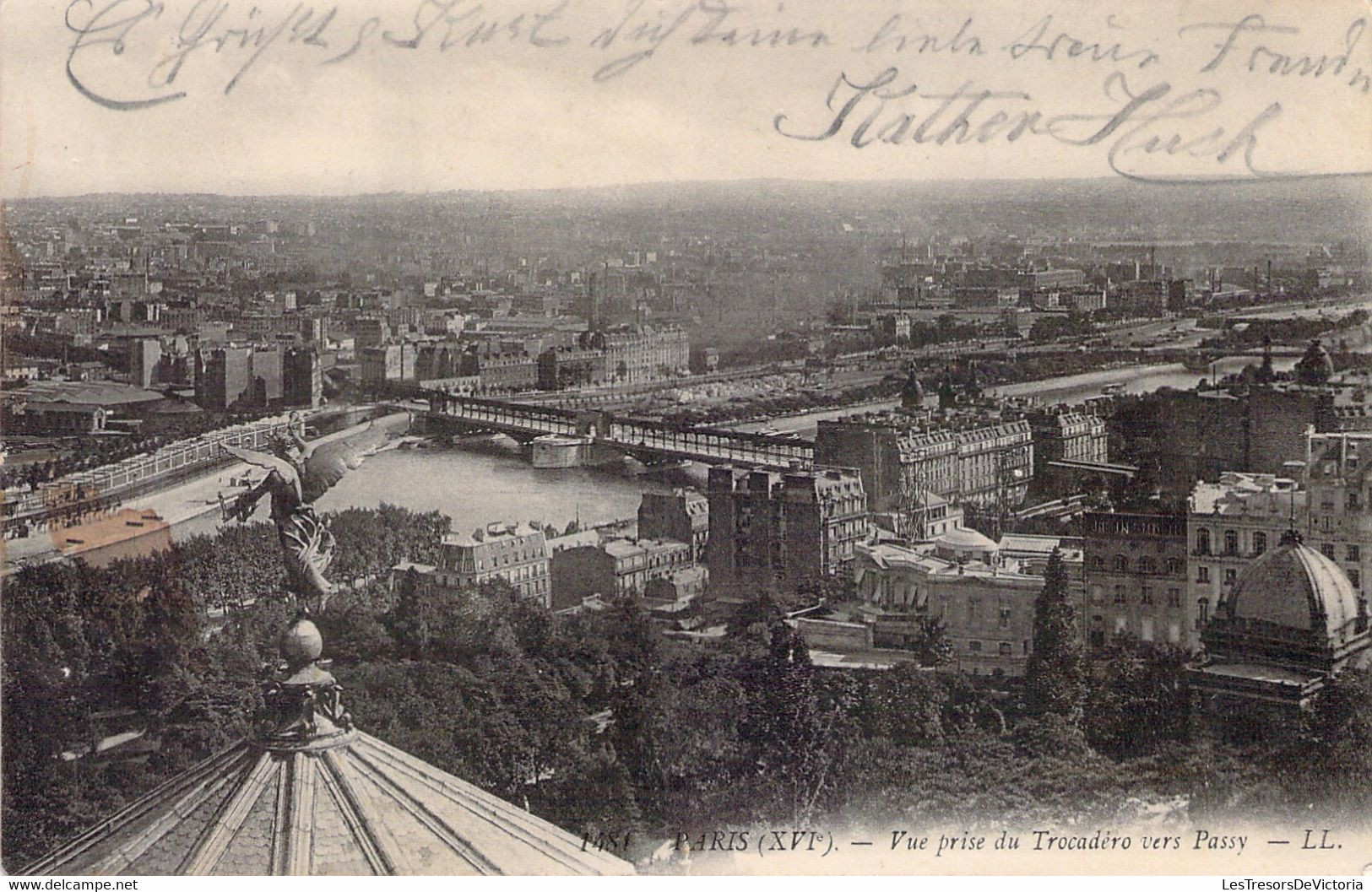 CPA Paris - Lot de 4 cartes des Panoramas de Paris