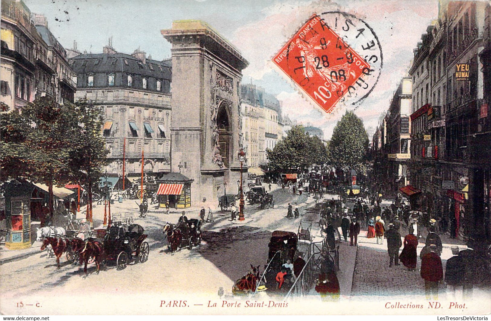 CPA Paris - Lot De 4 Cartes Des Portes De Paris - Lotti, Serie, Collezioni