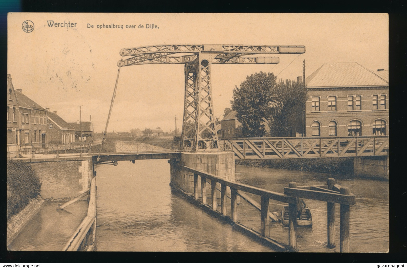 WERCHTER  DE OPHAALBRUG OVER DE DIJLE     2 SCANS - Rotselaar