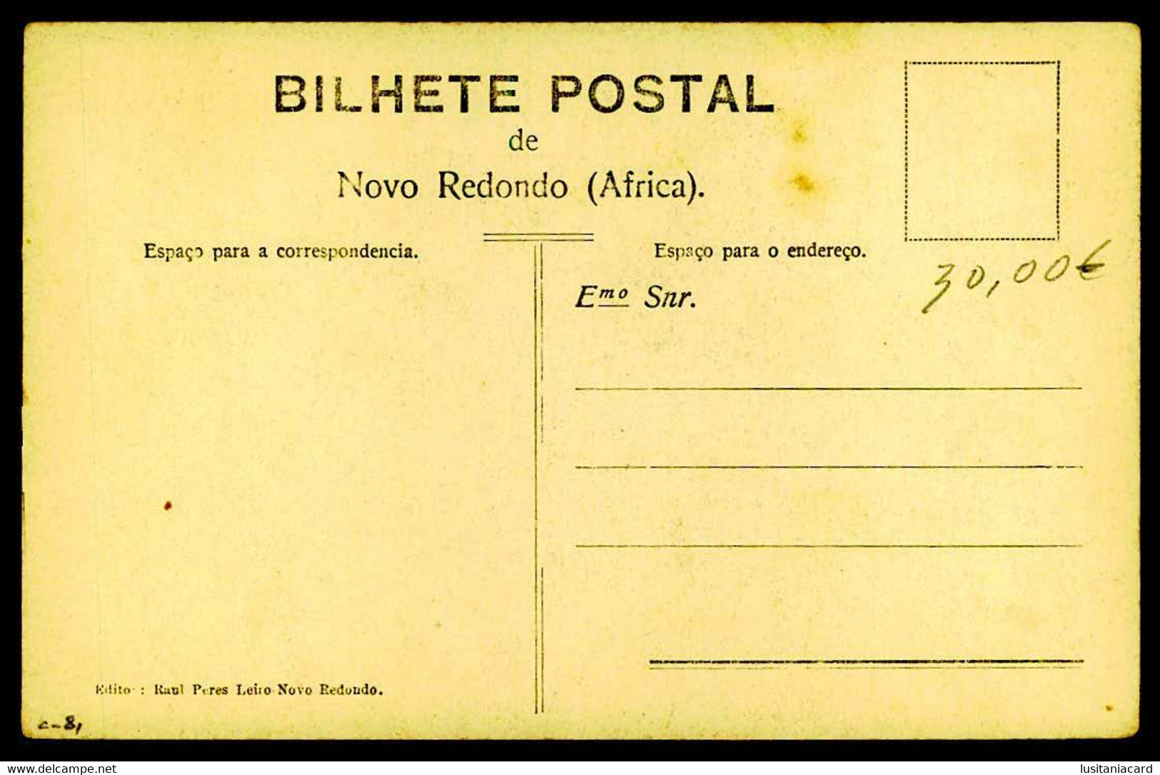 NOVO REDONDO - CAÇA - Boi-Cavallo. ( Ed. Raul Peres Leiro Nº 53) Carte Postale - Angola