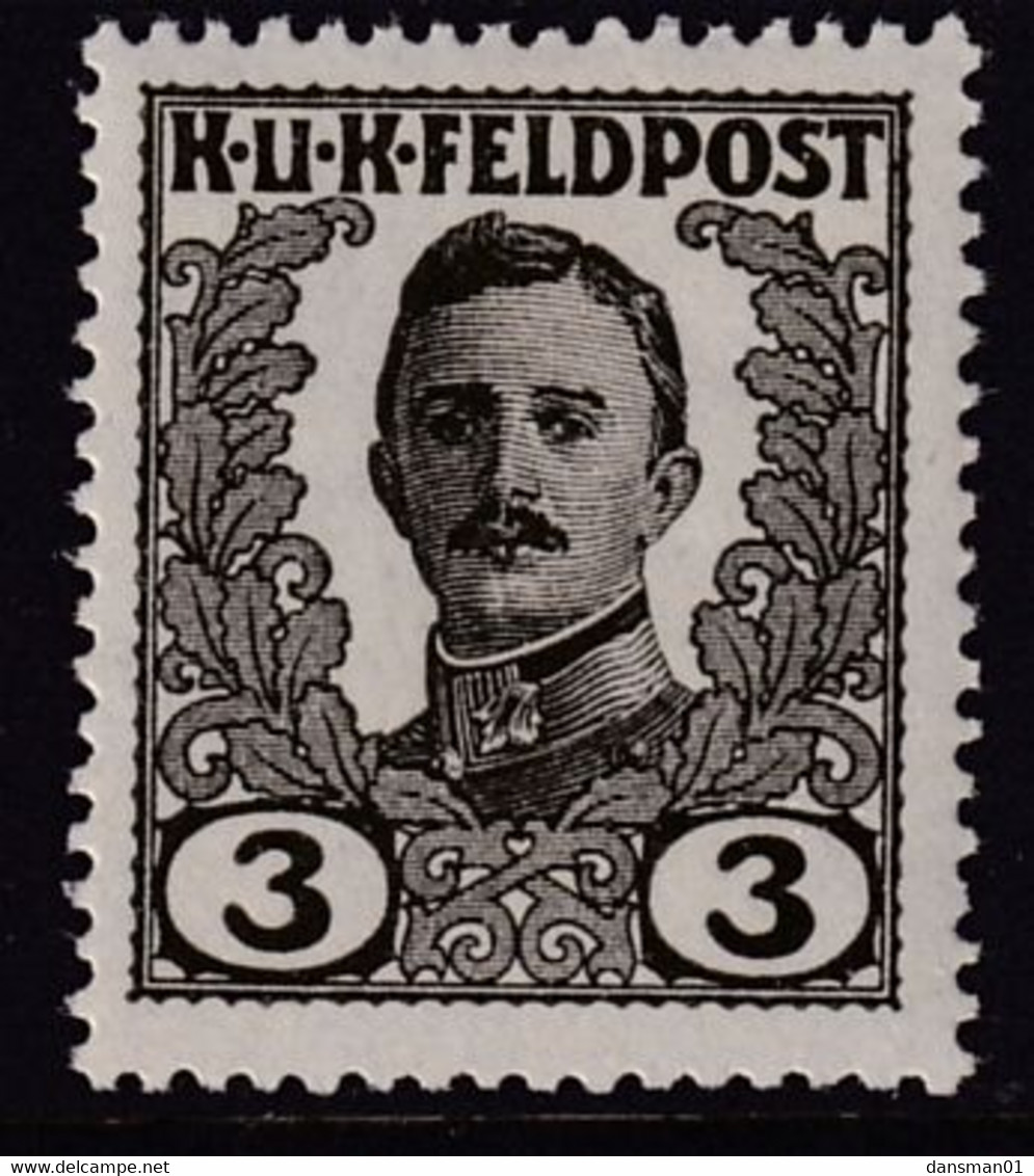 Austria Feldpost 1918 Unissued Fi III Mint Hinged - Ongebruikt