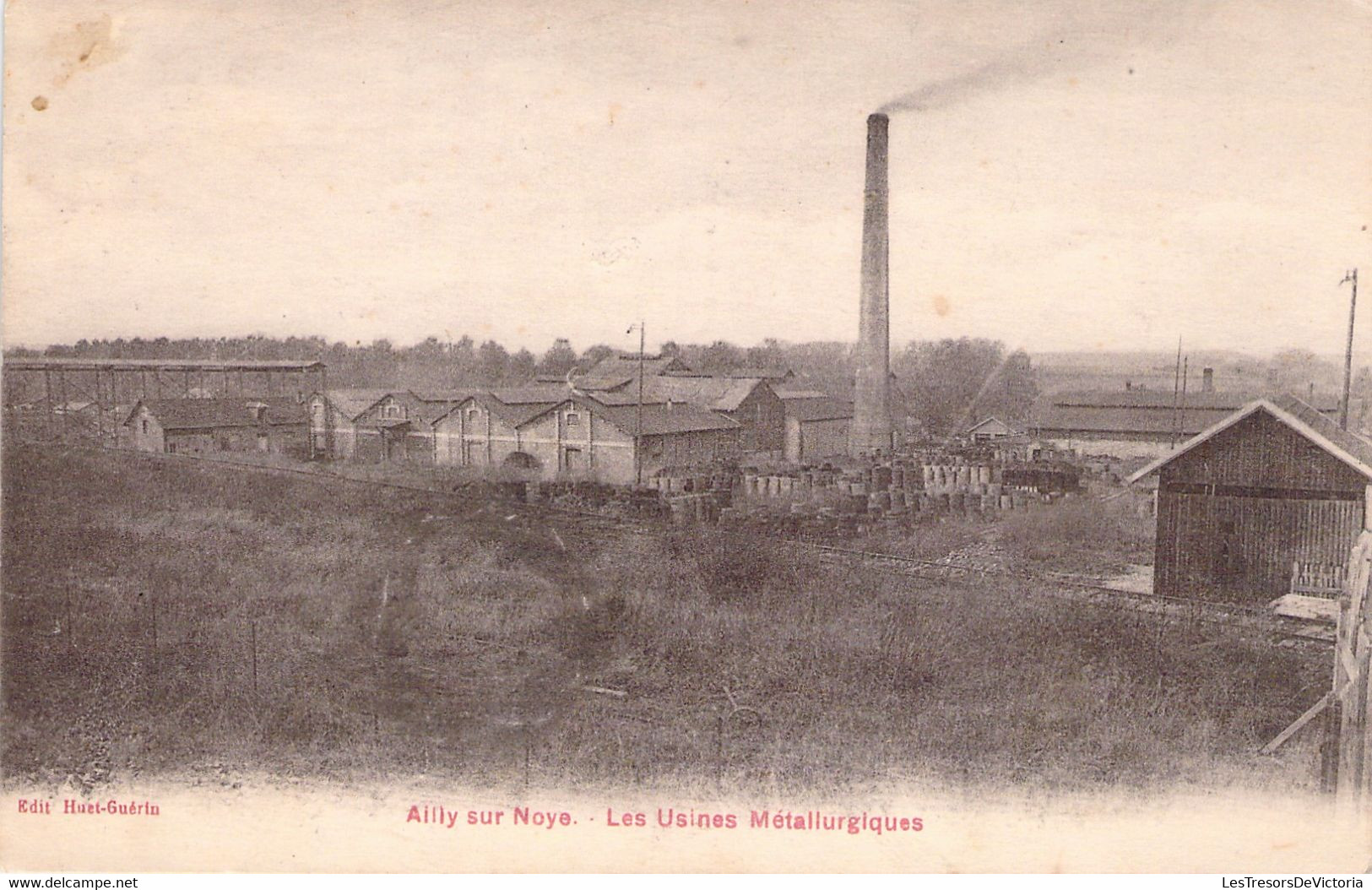 CPA Ailly Sur Noye - Les Usines Métallurgiques - Ailly Sur Noye