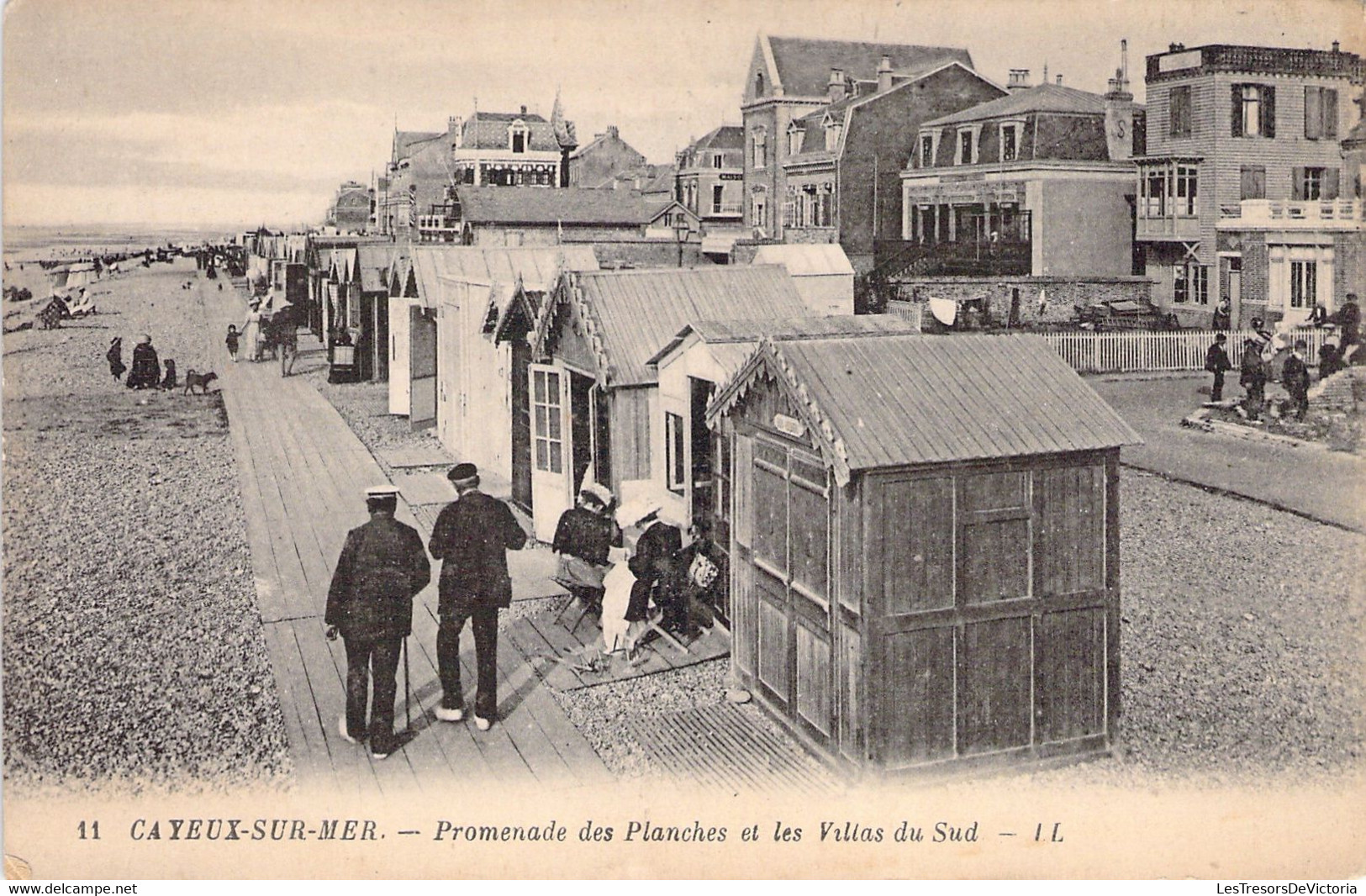 CPA Cayeux Sur Mer - Promenade Des Planches Et Les Villas Du Sud  - LL - Cayeux Sur Mer