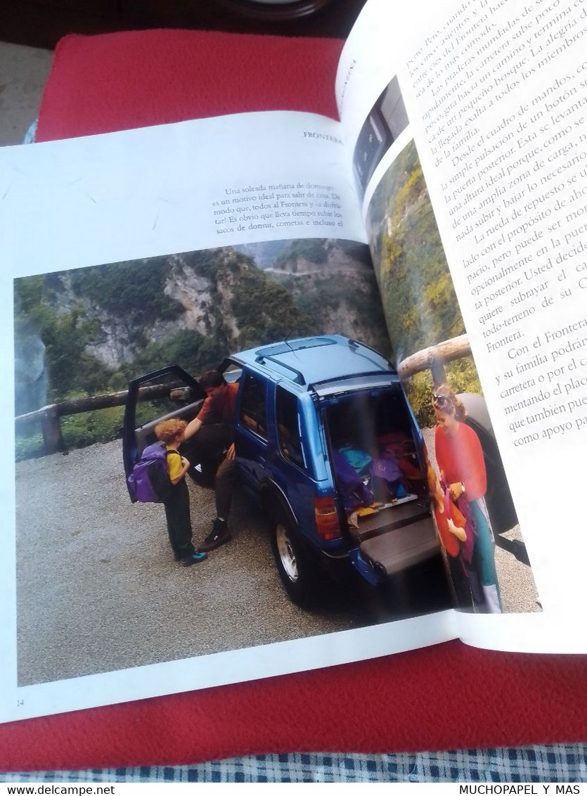 ANTIGUA PUBLICACIÓN, LIBRO, GUÍA, CATÁLOGO O SIMILAR OPEN FRONTERA..COCHE CAR AUTO AUTOMÓVIL VOITURE CARRO VER FOTOS