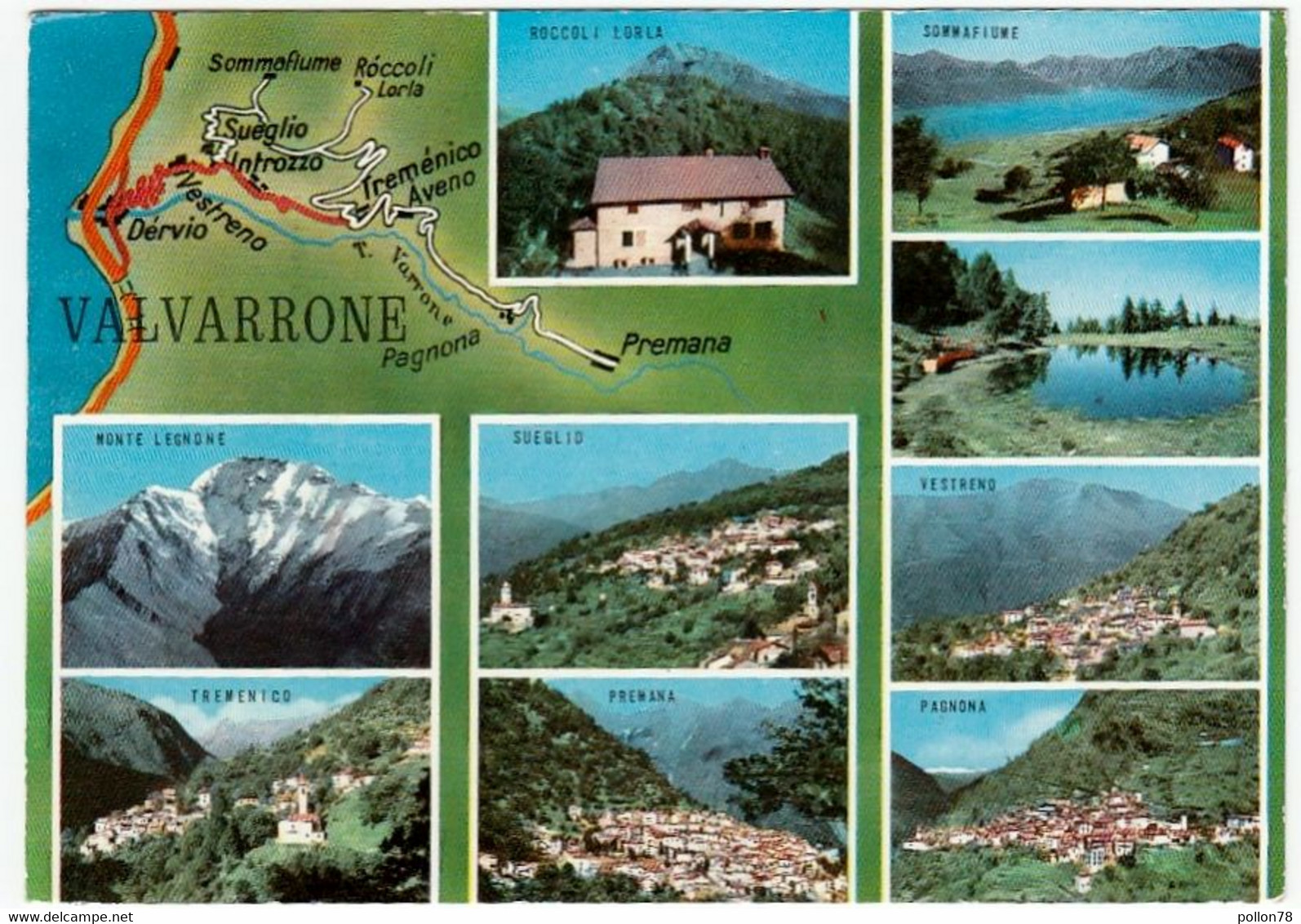 VALVARRONE - VEDUTE - SUEGLIO - VESTRENO - TREMENICO - PAGNONA - PREMANA, ECC. - LECCO - 1966 - Lecco