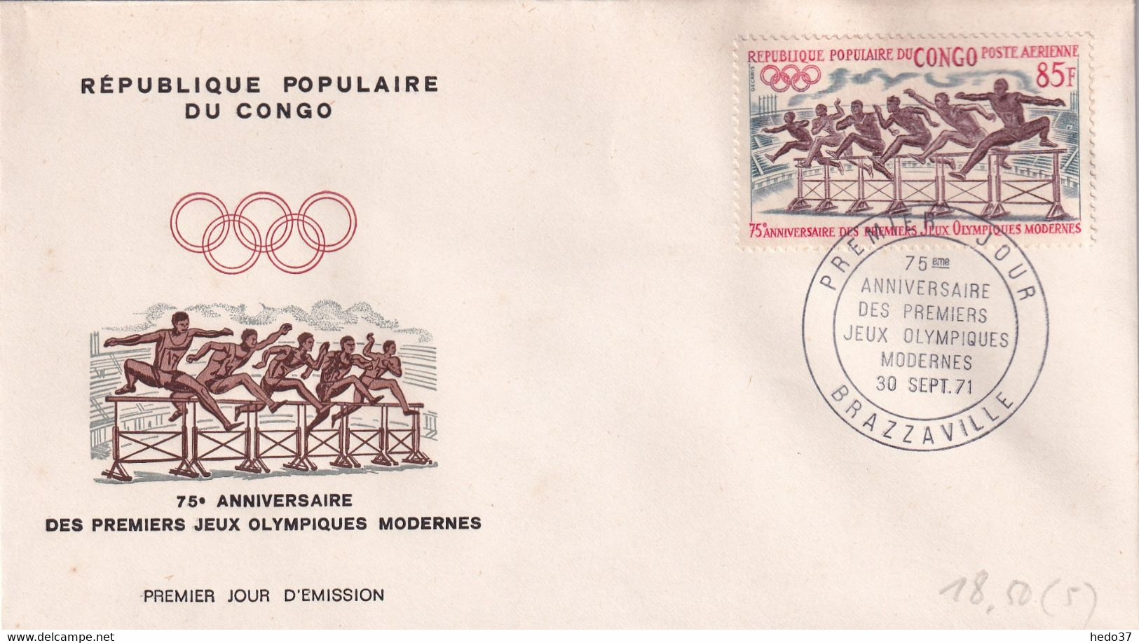 Congo - Enveloppe 1er Jour - FDC