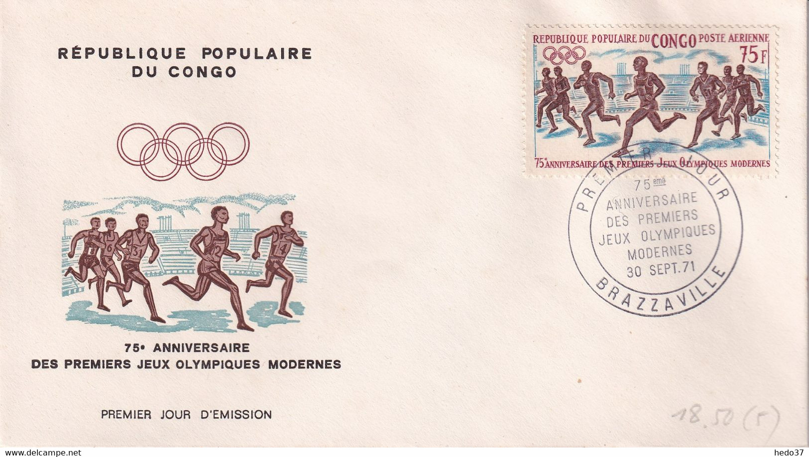 Congo - Enveloppe 1er Jour - FDC