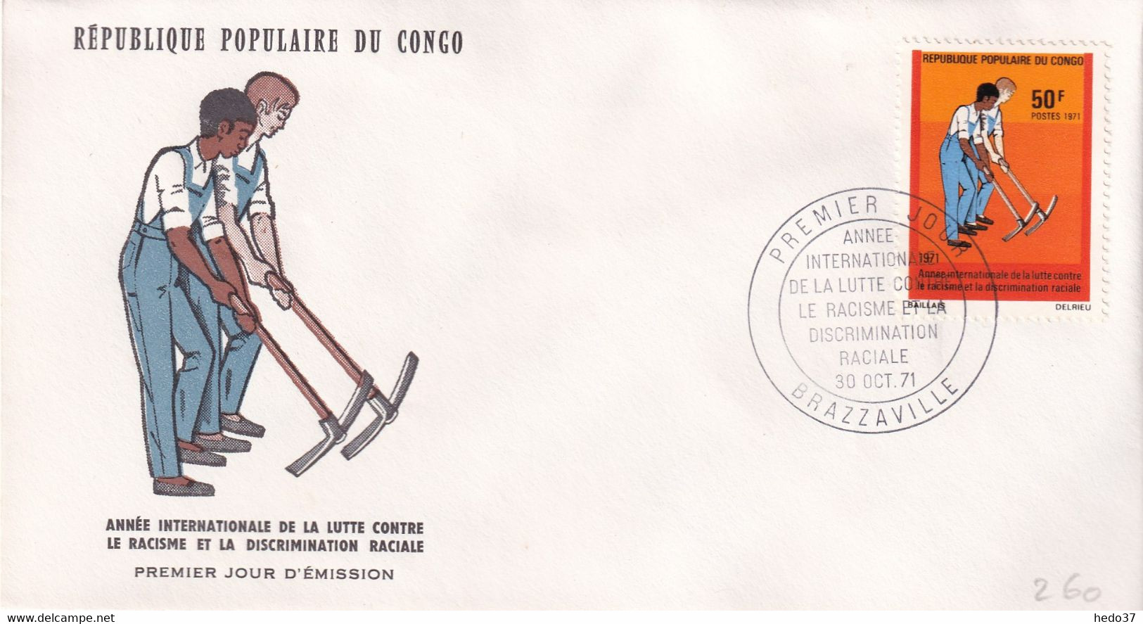 Congo - Enveloppe 1er Jour - FDC