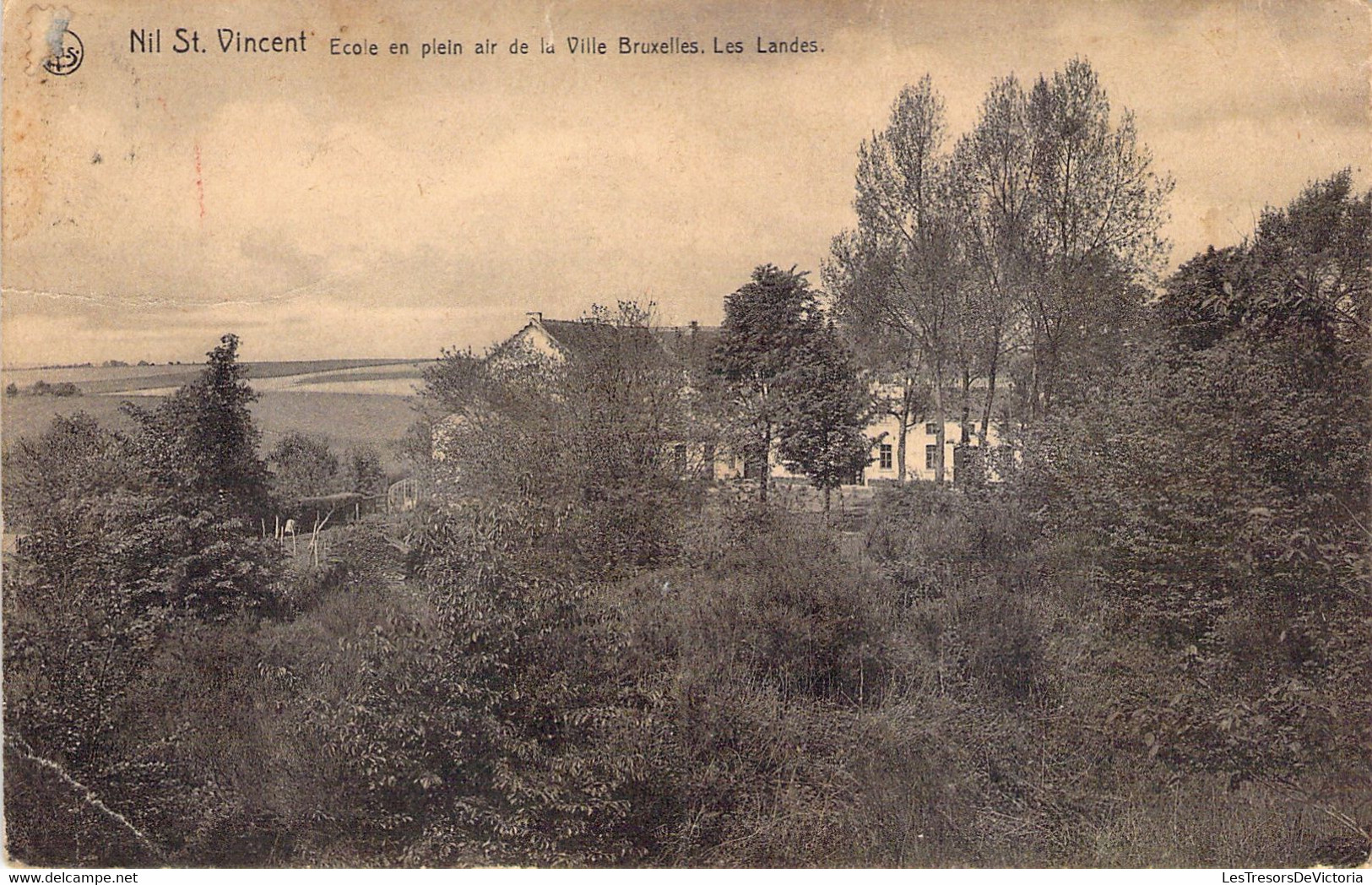 CPA Nil St Vincent - Ecole En Plein Air De La Ville Bruxelles - Les Landes - 1930 - Walhain