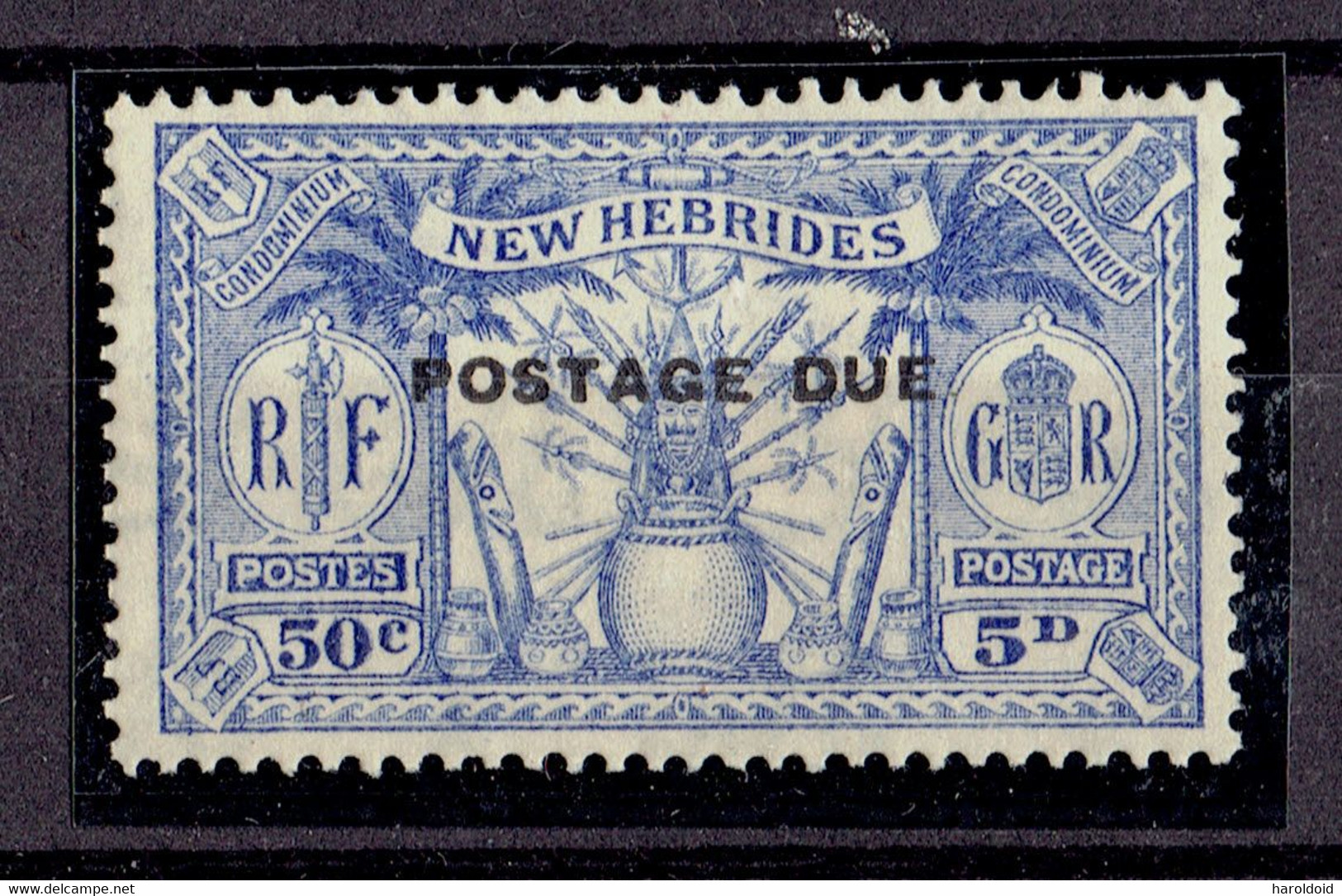 Nouvelles-Hébrides - Taxe N°9 X TB - Timbres-taxe