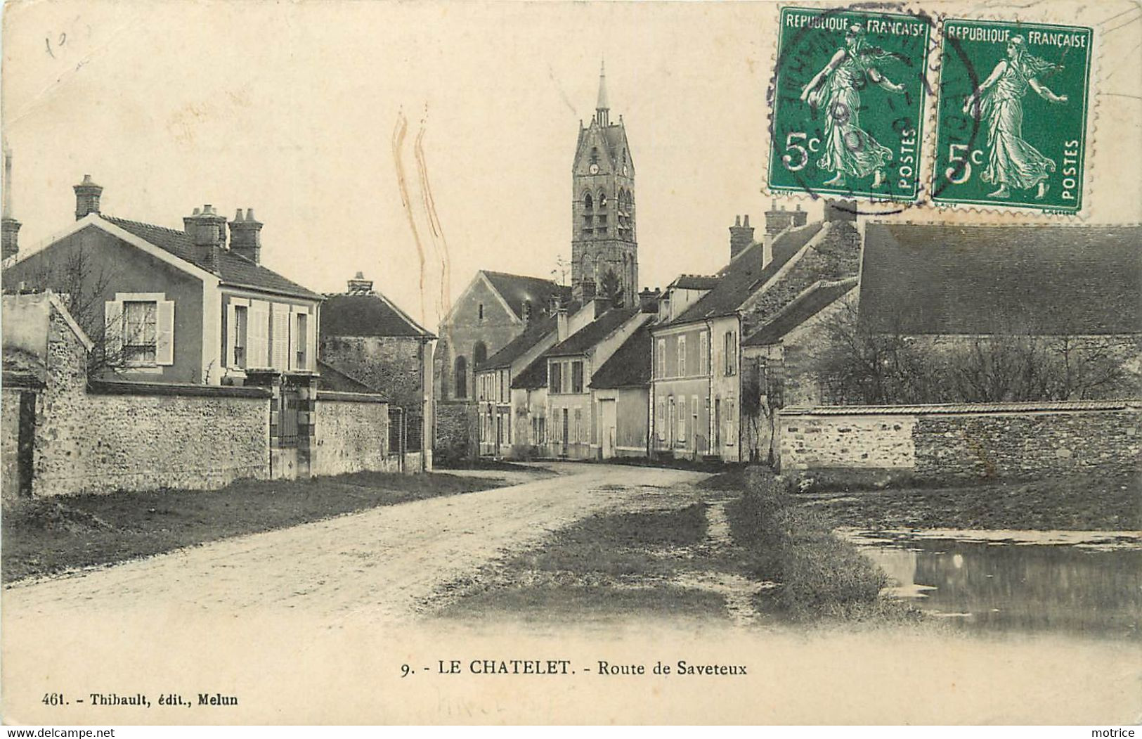 LE CHATELET - Route De Saveteux. - Le Chatelet En Brie