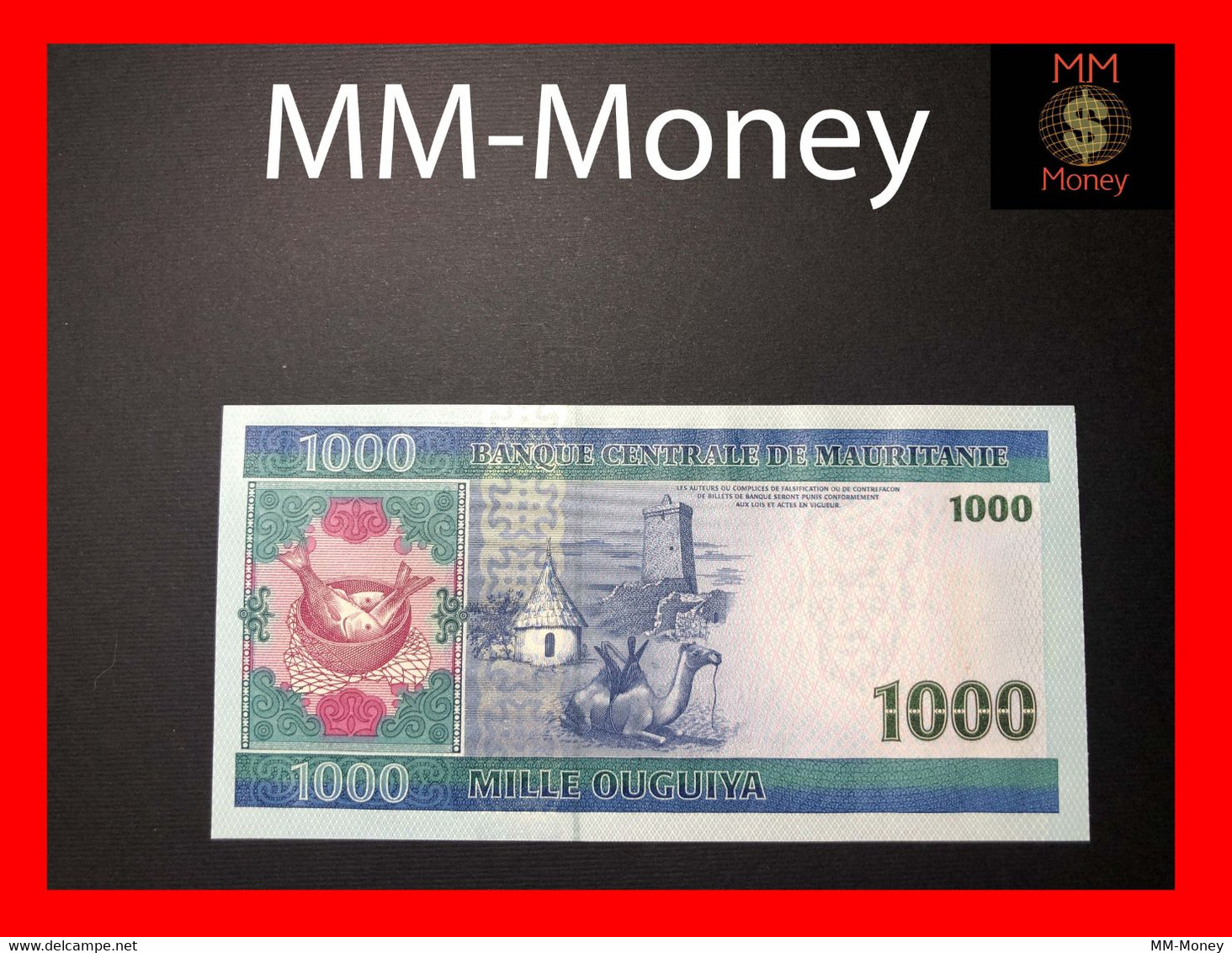 MAURITANIA  1.000  1000  Ouguiya  28.11.2006   P. 13    UNC - Mauritanien