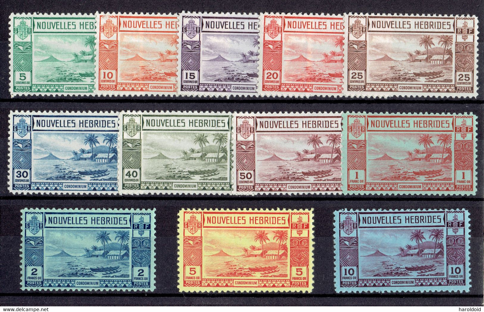 Nouvelles-Hébrides - Série N°100/111 XX MNH TTB - Neufs