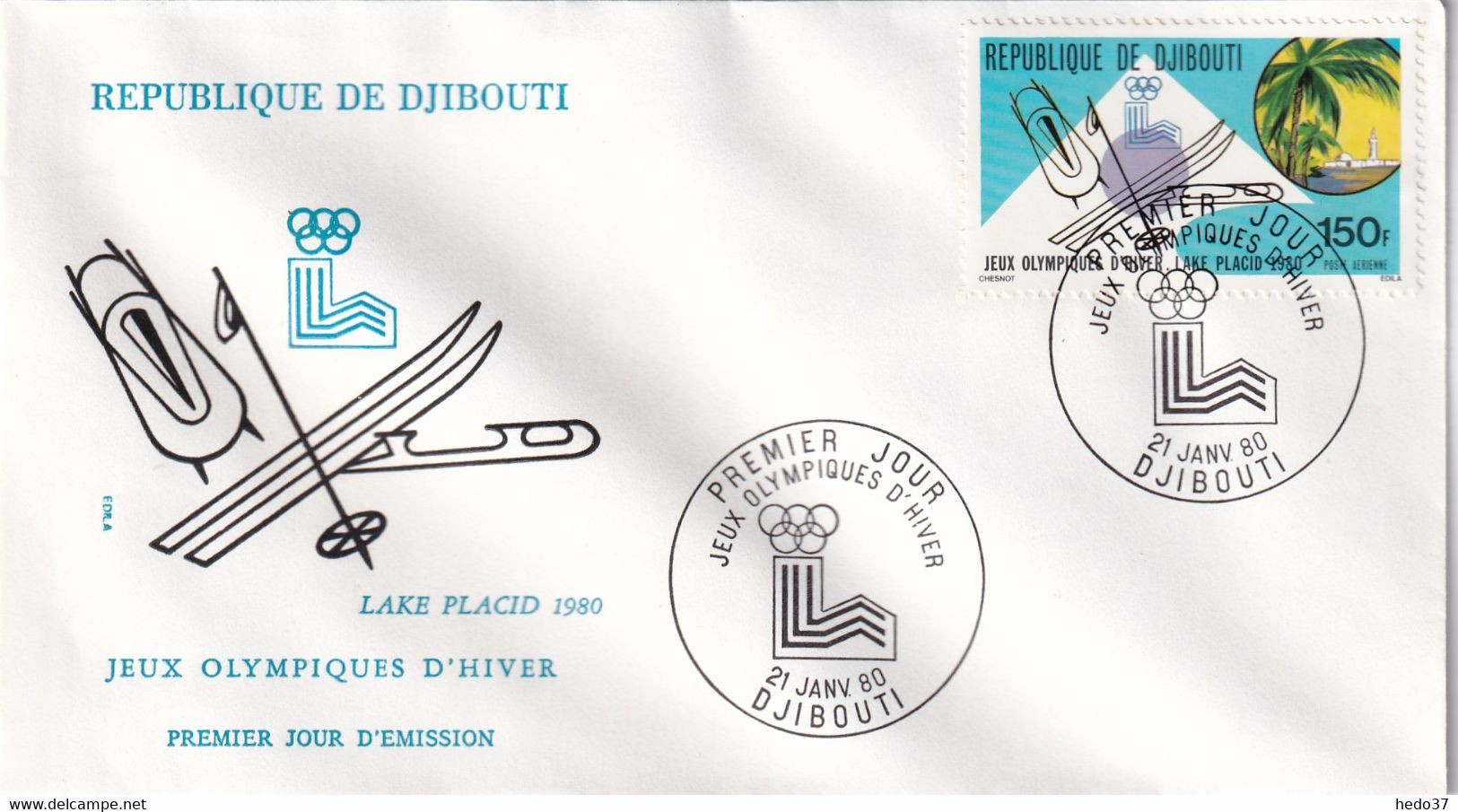 Djibouti - Enveloppe 1er Jour - Djibouti (1977-...)