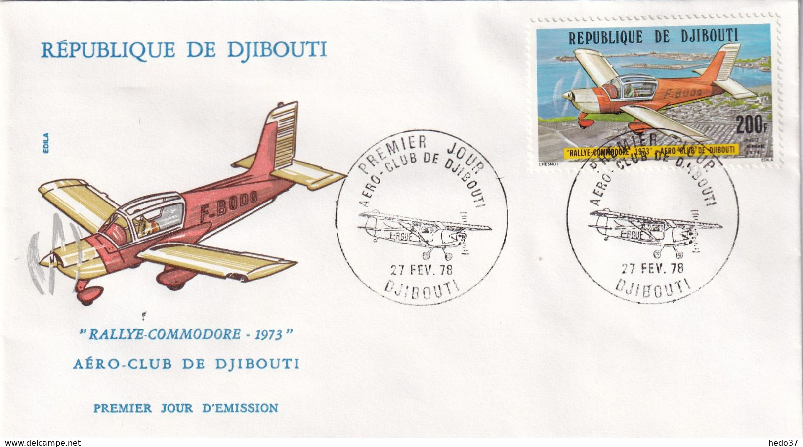 Djibouti - Enveloppe 1er Jour - Djibouti (1977-...)