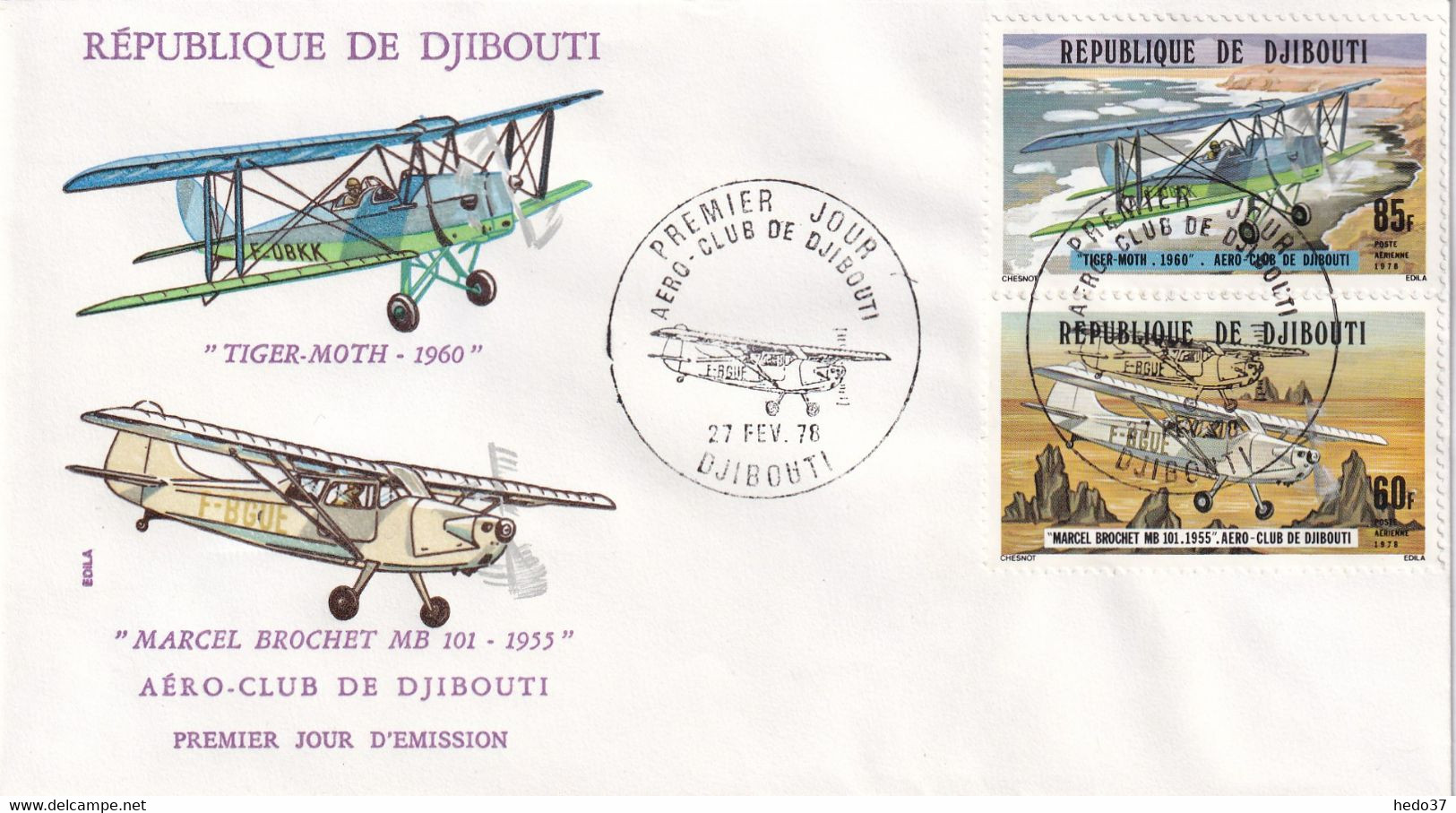 Djibouti - Enveloppe 1er Jour - Djibouti (1977-...)