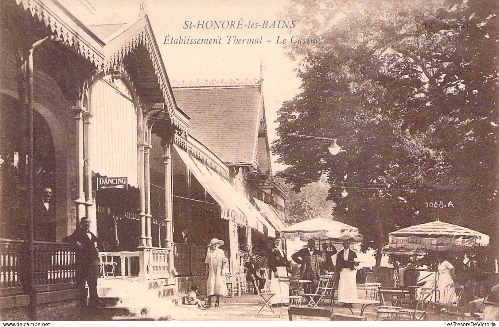 CPA St Honoré Les Bains - Etablissement Thermal - Le Casino - Belle Animation - Saint-Honoré-les-Bains