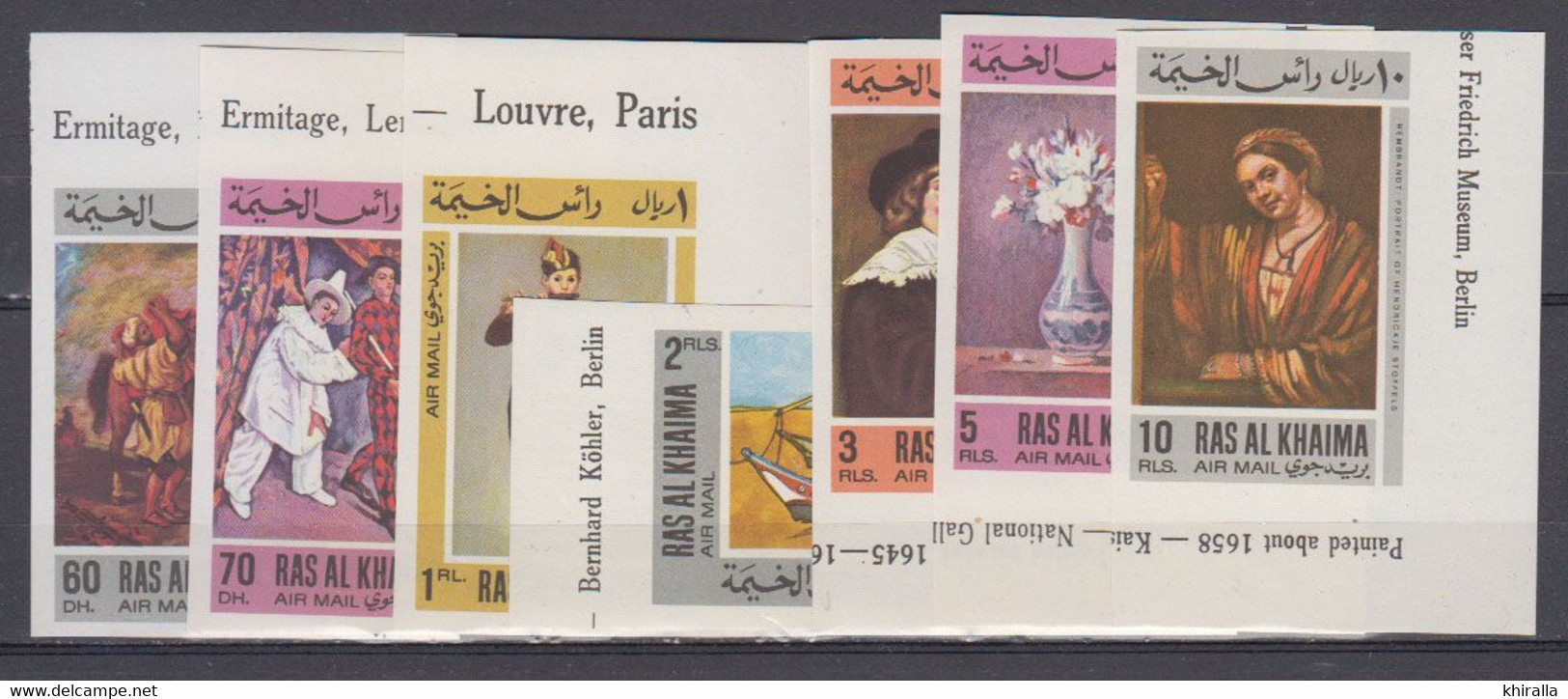 Ras Al KHAIMA   1967         N°    175 A/B / 181  A/B     + BF 30     Neuf Sans Charniéres   COTE   15 € 20 - Ras Al-Khaima