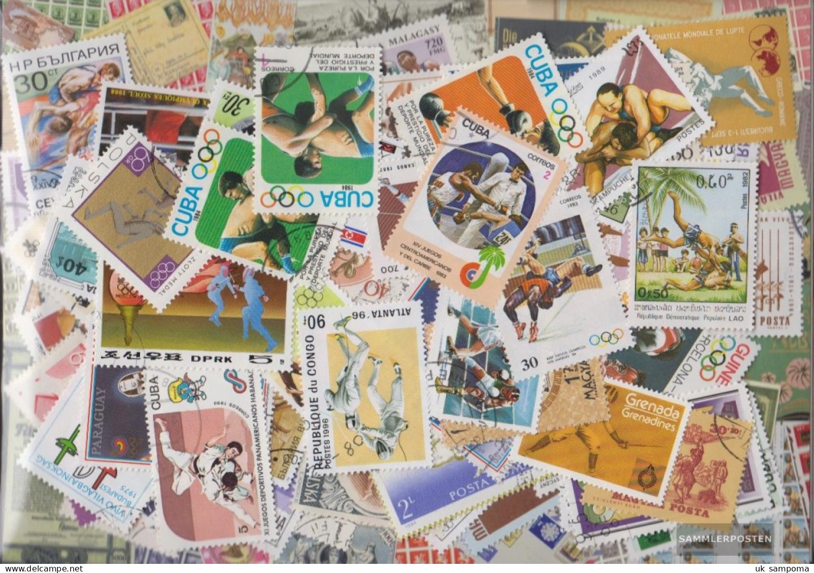 Motives 100 Different Martial Arts Stamps - Unclassified