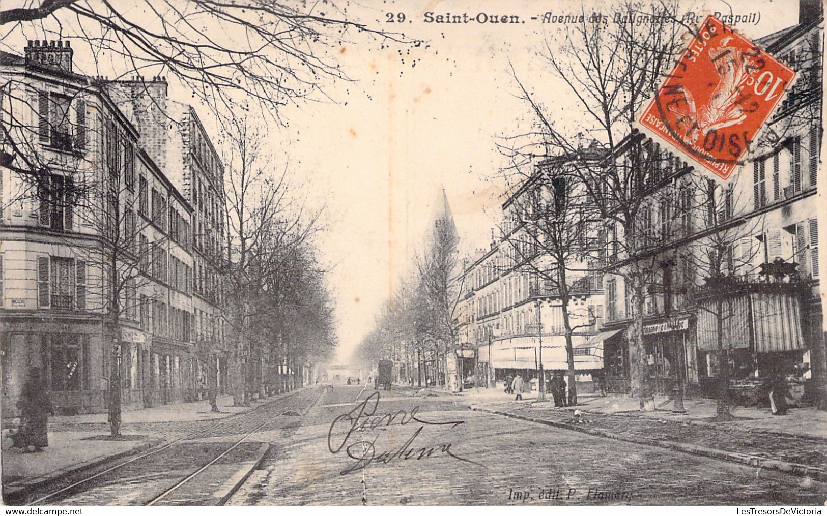 CPA Saint Ouen - Avenue Des Batignolles Rue Raspail - Saint Ouen