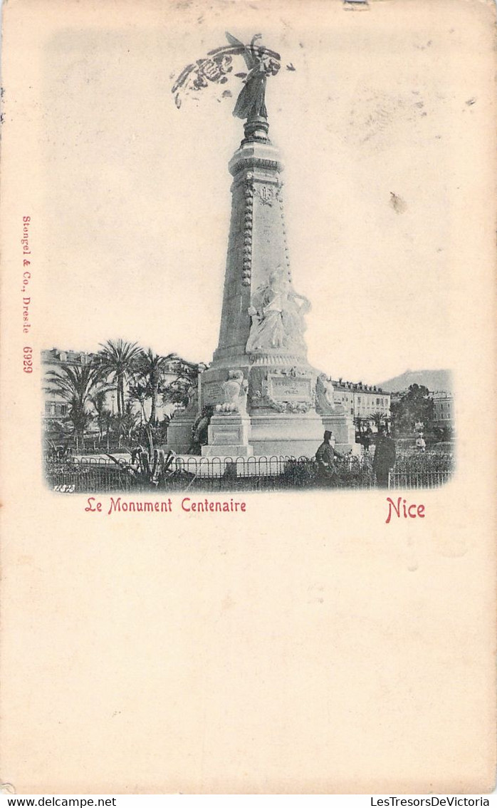 CPA Nice - Le Monument Centenaire - Carte Précurseur - 1903 - Dos Simple - Monumentos, Edificios