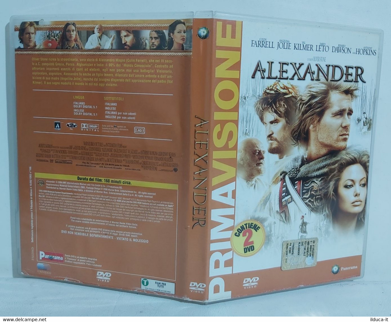 I105418 Doppio DVD - ALEXANDER (2004) - Colin Farrell / Angelina Jolie - Geschiedenis