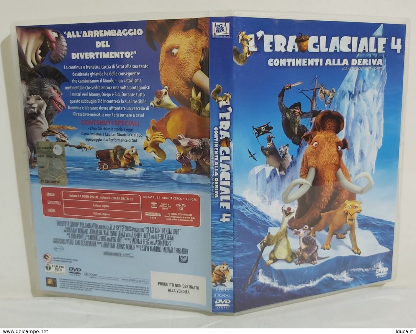 I105436 DVD - L'ERA GLACIALE 4 Continenti Alla Deriva (2012) - Dibujos Animados