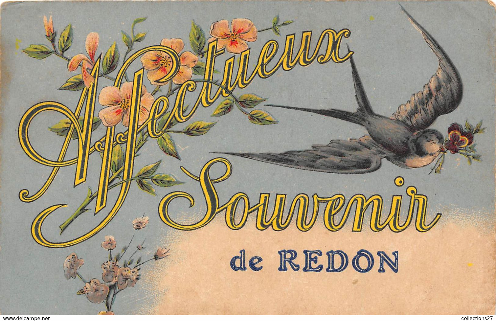 35-REDON- AFFECTEUEX SOUVENIR DE REDON - Redon