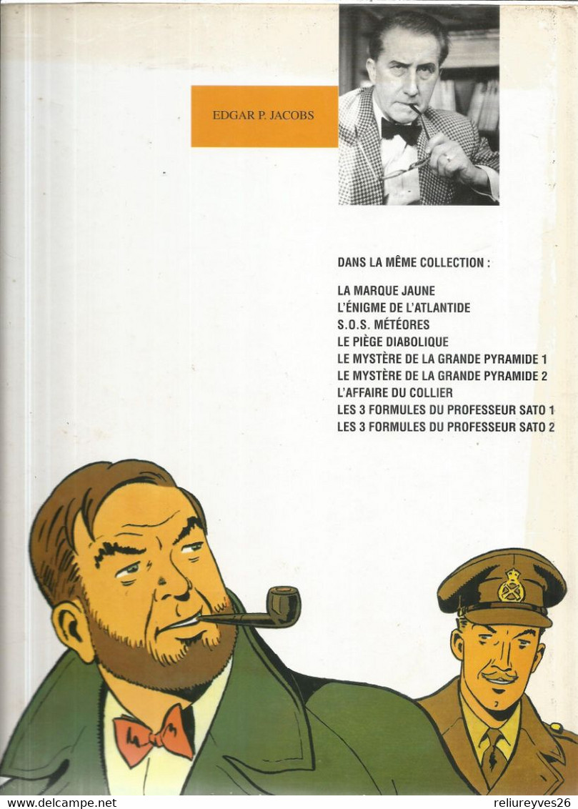 Réf.C2 ,T.2,Black Et Mortimer,Les 3 Formules Du Professeur Satô Par E.P. Jacobs,Ed. Black Et Mortimer 1999 , Bruxelles - Jacobs E.P.