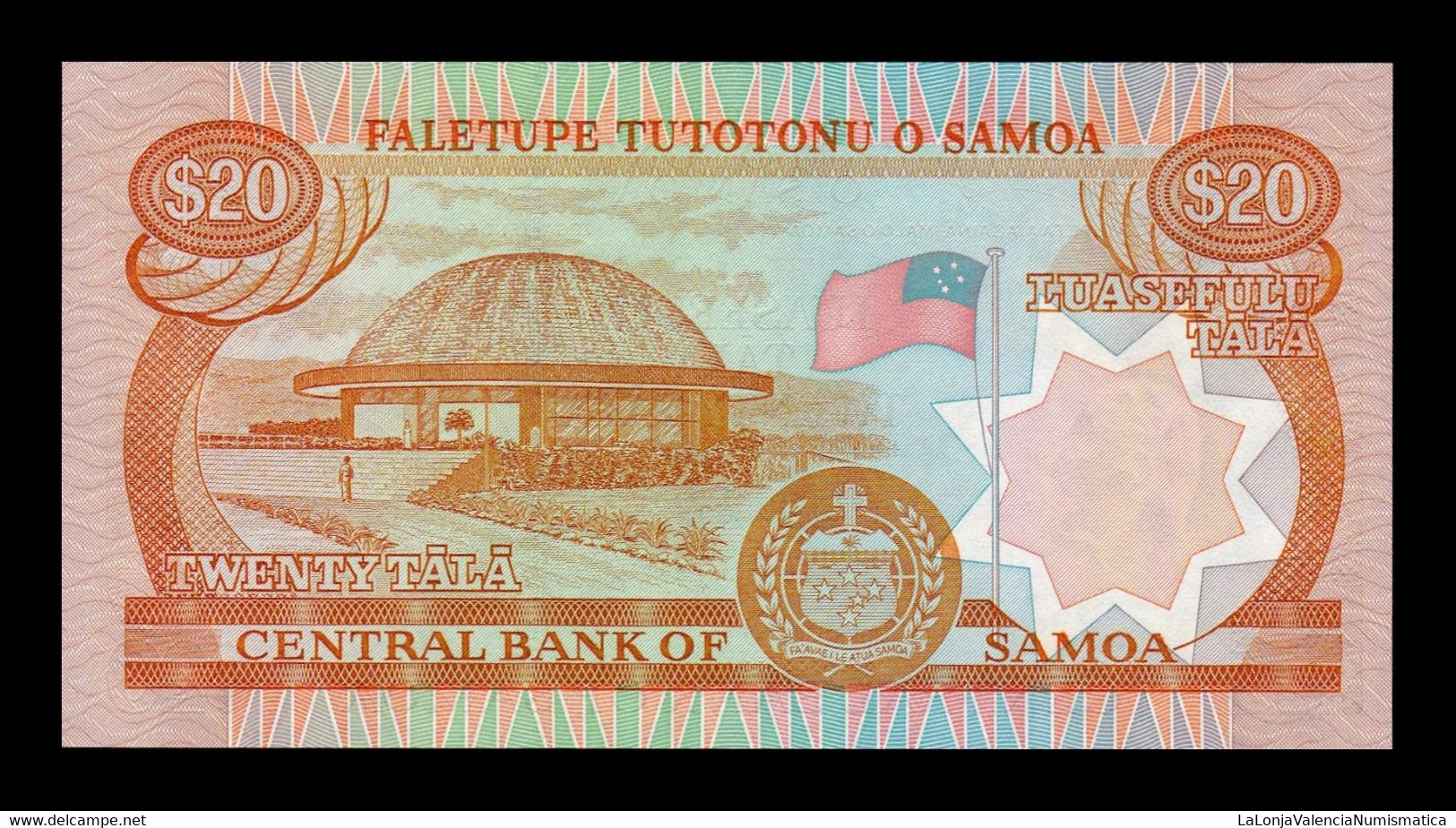 Samoa 20 Tala 2002 Pick 35a SC UNC - Samoa