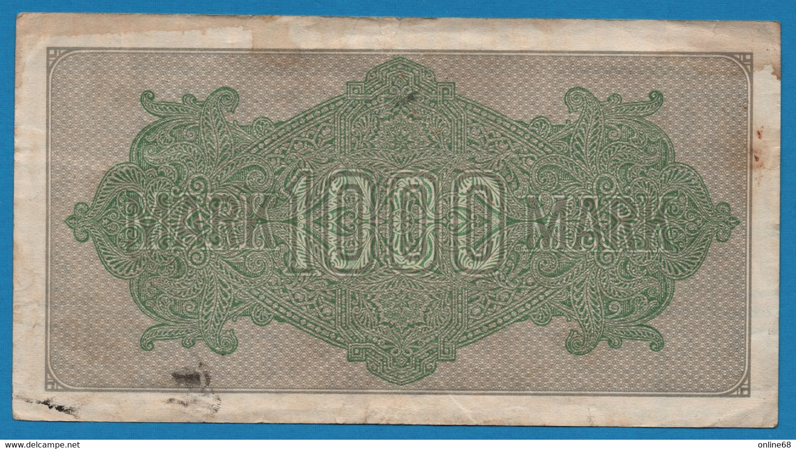 DEUTSCHES REICH 1000 MARK 15.09.1922 EK # Xa474766 P# 76C - 1000 Mark