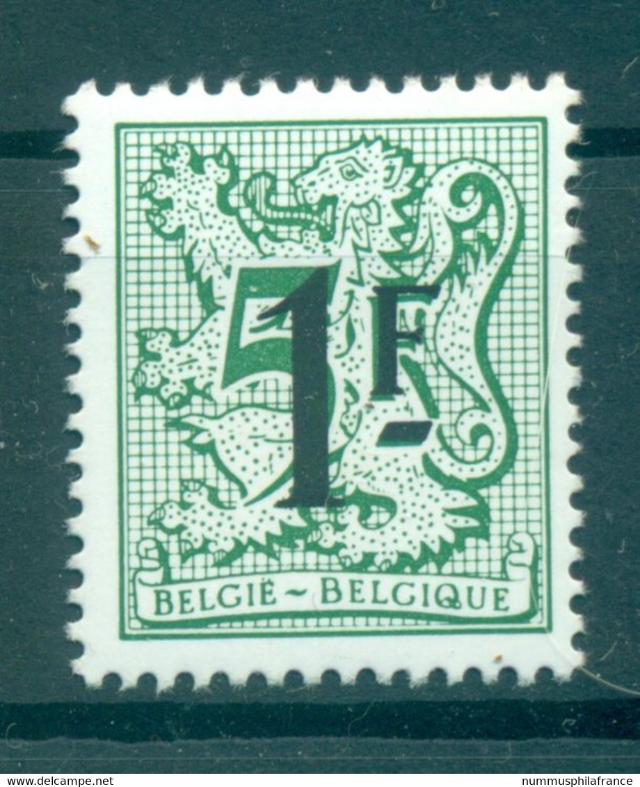 Belgique 1982 - Y & T N. 2050 - Série Courante (Michel N. 2102) - 1977-1985 Cijfer Op De Leeuw