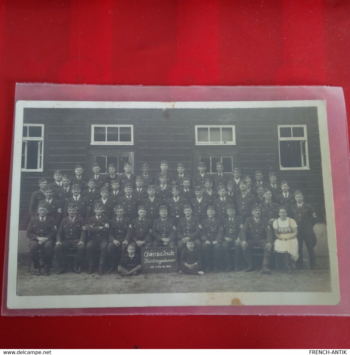 CARTE PHOTO HERTLINGSHAUSEN GANSCHULE 1941 - Other & Unclassified