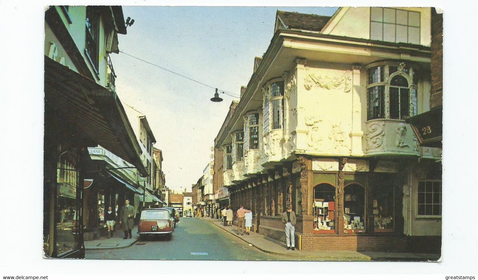 Postcard Ipswich Butter Market And Ancient House Unused - Ipswich