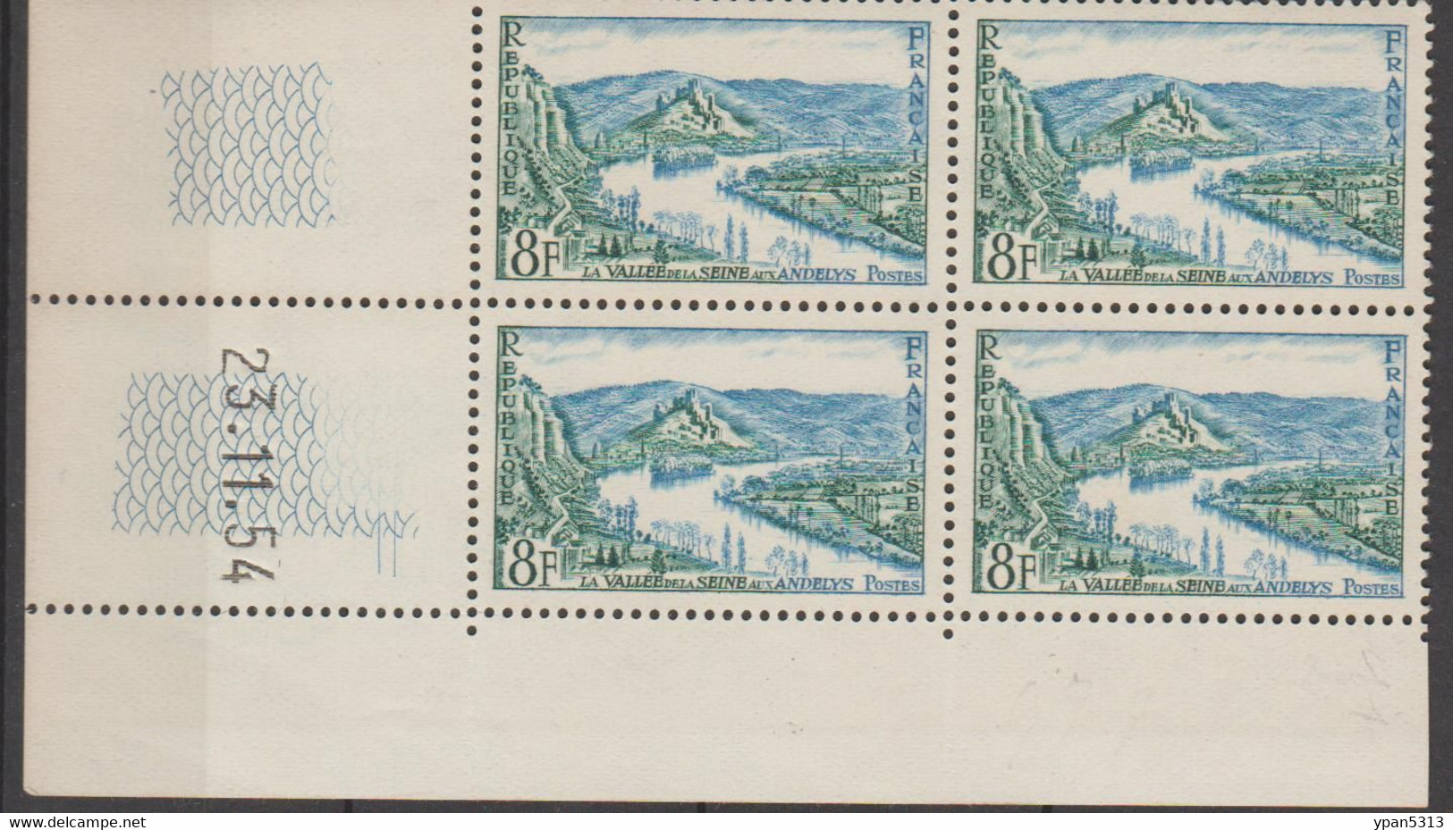 1954  -  977** - Vallée De La Seine - Aux Andelys      CD Du 23/11/54. - 1950-1959