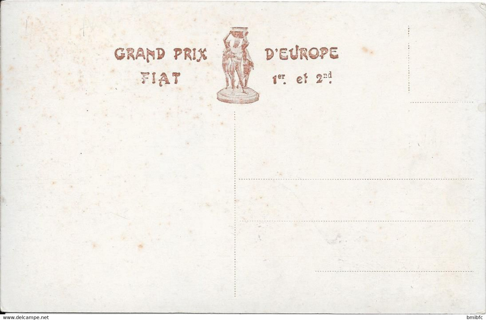 1er Grand Prix D'Europe 9-IX-1923 MONZA - La Fiat De Nazzaro Et Salamano Se Poursuivent Et Dépassent Un Concurrent - Grand Prix / F1