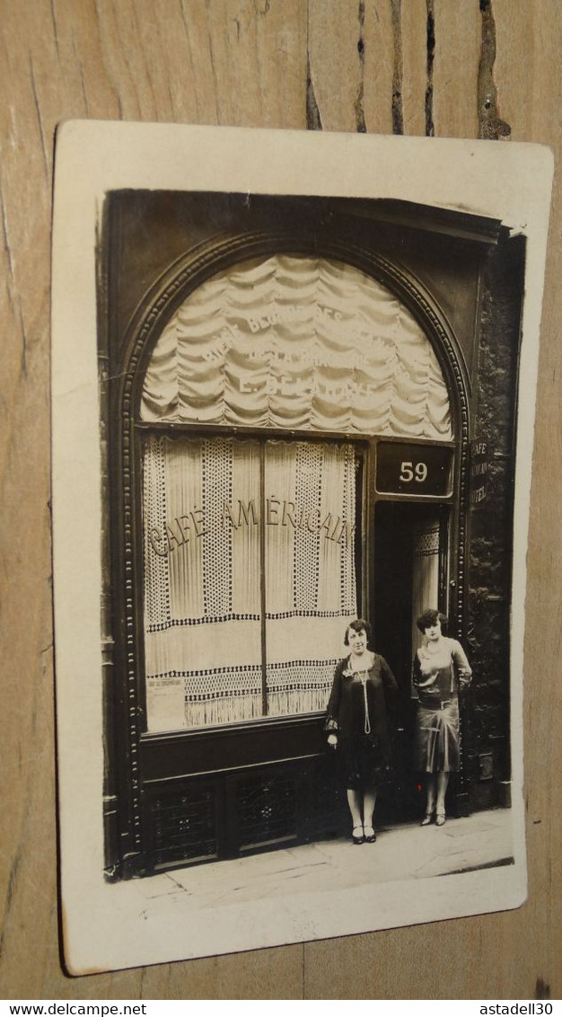 Carte Photo De LILLE, Commerce Café Américain Au N59 Rue Des Arts  ............. 8334 - Lille