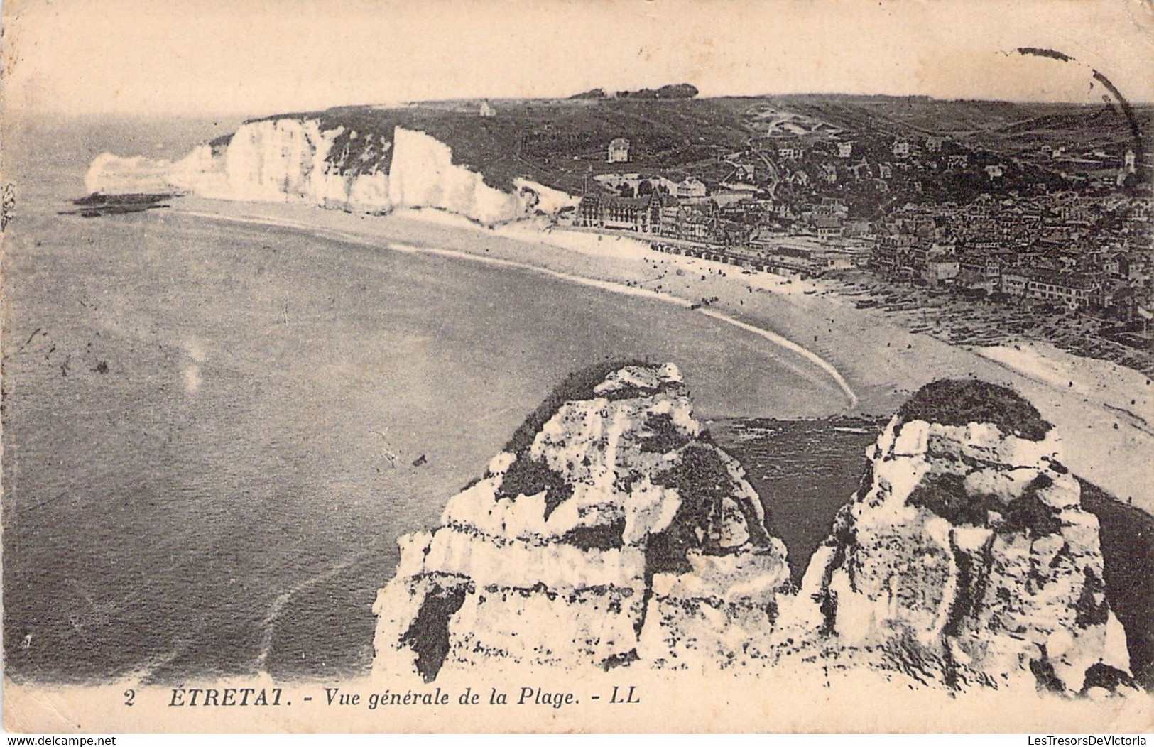 CPA Etretat - Vue Générale De La Plage - LL - Etretat