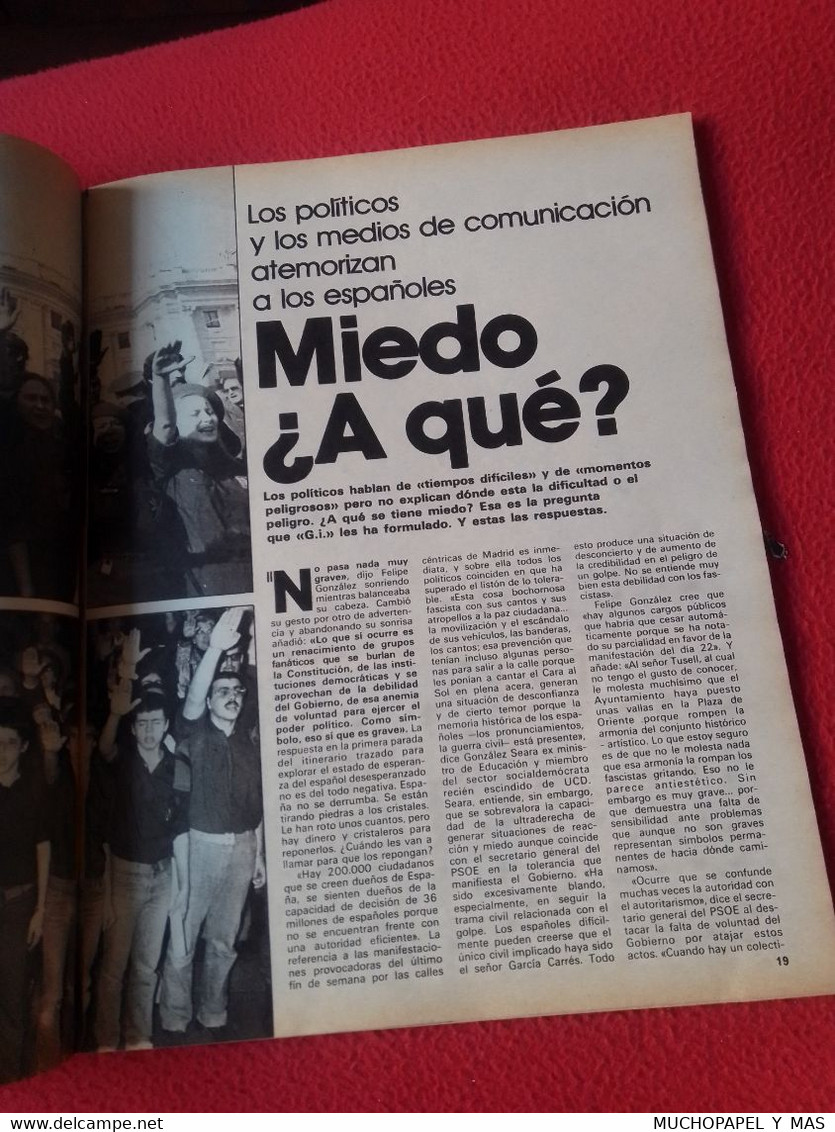 REVISTA MAGAZINE GACETA ILUSTRADA Nº 1313 DIC. 1981 MUNDIAL ESPAÑA 1982 82 FÚTBOL FOOTBALL EXTREMA DERECHA ATARI.....ETC