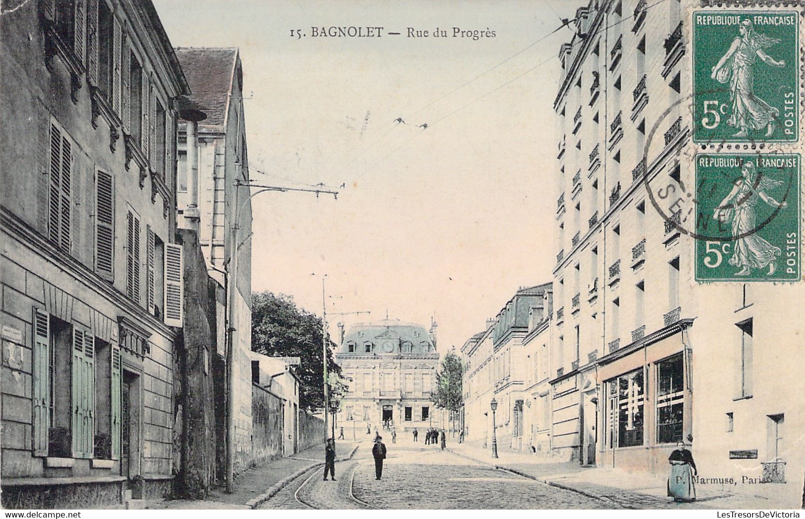 CPA Bagnolet - Rue Du Progrès - Animé - 1911 - Bagnolet